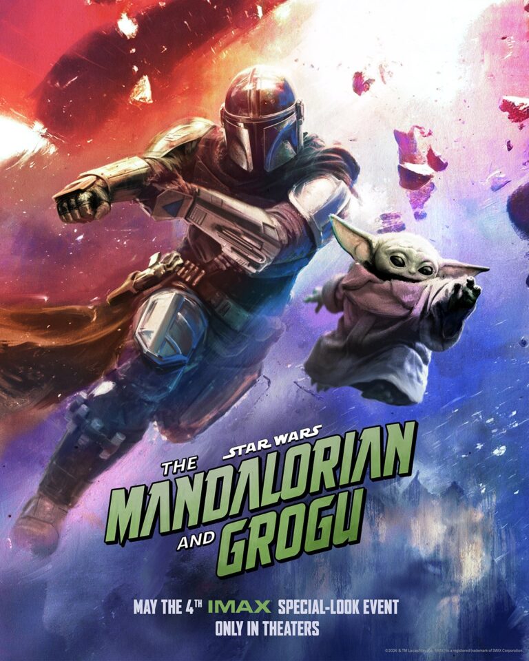 THE MANDALORIAN AND GROGU poster special look imax