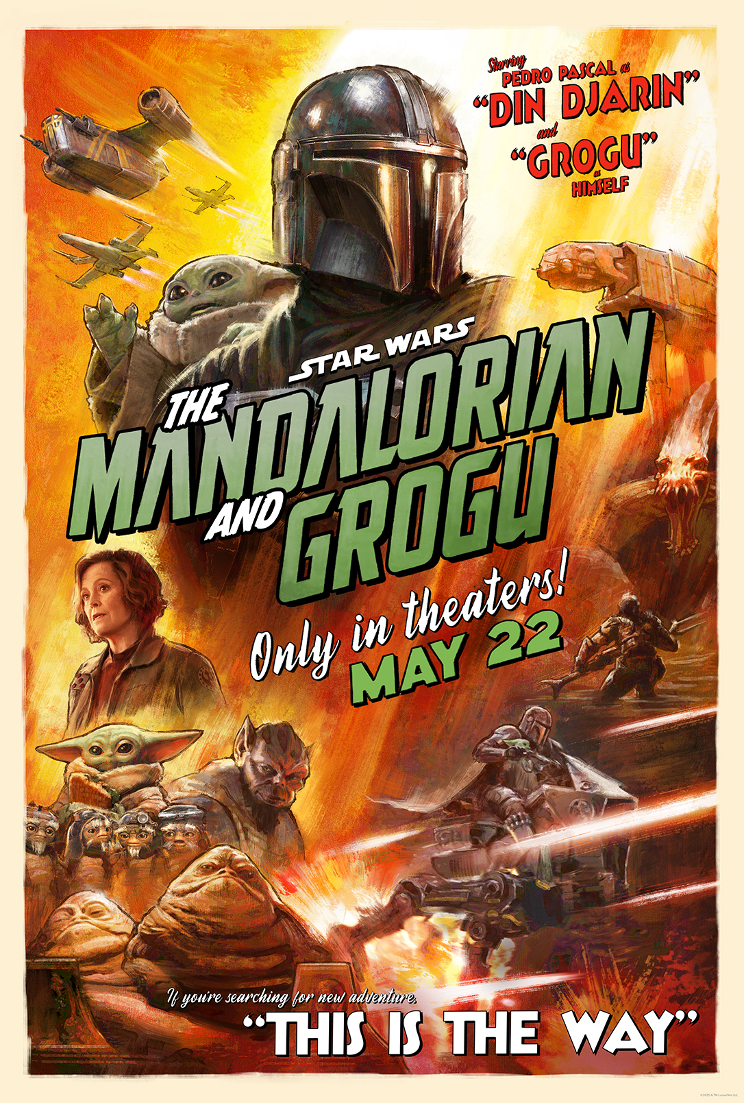 You are currently viewing The Mandalorian and Grogu poster 1