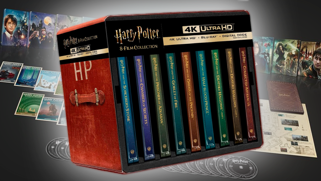 HARRY POTTER – Coffret Intégrale 8 Films Steelbook 4K 25ème Anniversaire en Précommande