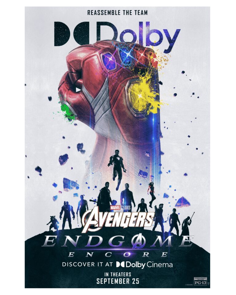 AVENGERS: Endgame Encore poster Dolby
