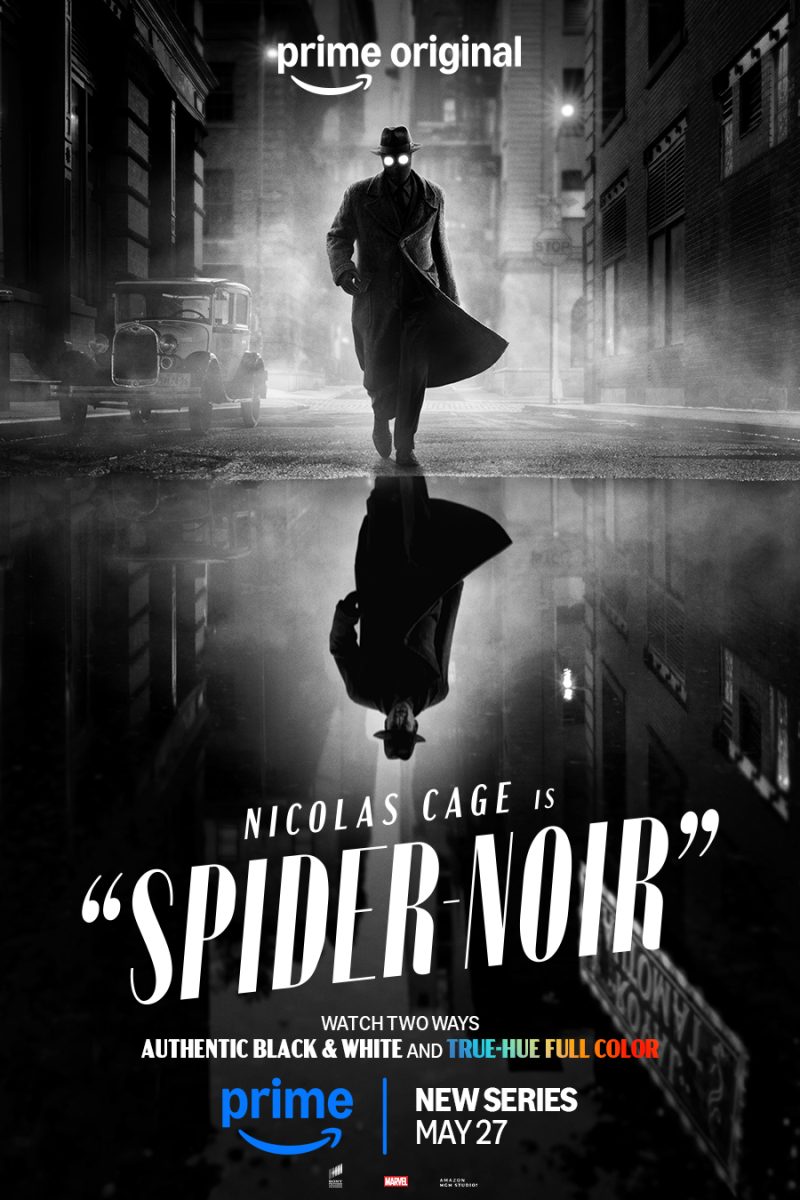 Spider-Noir Teaser Art 4x5 - Black & White